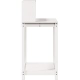  Stol za sadnju s policama bijeli 82,5x50x109,5 cm od borovine | shoptok.hr