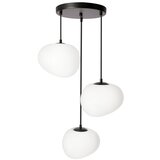 Brilagi Luster na sajli PEBBLES 3xE27/40W/230V prečnik 42 cm crna | Eponuda.com