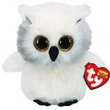 Ty Pliš Beanie Boos AUSTIN- bijela sova | shoptok.hr