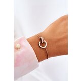 Giorgio&Dario Chain Bracelet With Cubic Zirconia Rose Gold | shoptok.hr