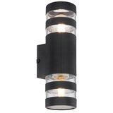 Globo 78260S - Zidno svetlo HAYES 2xE27/10W/230V crno | Eponuda.com