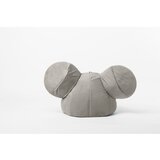 The Brooklyn Kids siva baršunasta dječja vreća za sjedenje Ears | shoptok.hr