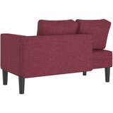  Počivaljka s jastucima crvena boja vina od tkanine | shoptok.hr