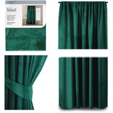 Restilo Zelena žametna zavesa AmeliaHome Velvety, 245 x 140 cm | Shoptok.si