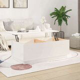  Klubska mizica bela 100x50x35 cm trdna borovina, (20715643) | Shoptok.si