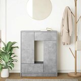  Komoda s ladicama i vratima beton siva 73x31x90 cm | Eponuda.com