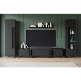 XXXL Dnevni Regal Helsinki 2, Črna, 4-Delno | Shoptok.si