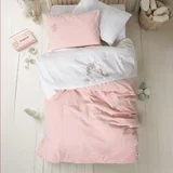 Komplet posteljina za bebe Cuddly, 100 x 150 cm, 4 komada, Svetloroze
