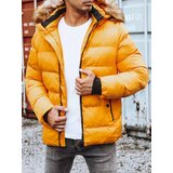 DStreet Kurtka męska zimowa pikowana żółta | shoptok.hr