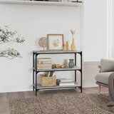 vidaXL Knjižna omara siva sonoma 80x33x70,5 cm inženirski les in jeklo Cene