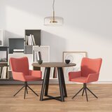  Okretne blagovaonske stolice 2 kom ružičaste baršunaste | shoptok.hr
