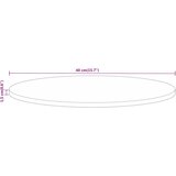 Stolna ploča Ø 40x1,5 cm okrugla od masivnog grubog drva manga | shoptok.hr