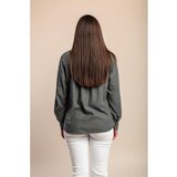 Fenzy Plus Size Traper Košulja S Vezom, Siva | shoptok.hr