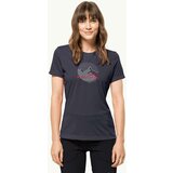 Jack Wolfskin Ženska majica HIKING S/S GRAPHIC T W T-shirt siva Cene