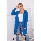 Kesi Insulated raincoat with hood purple blue Cene