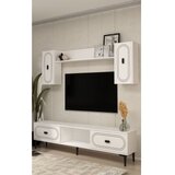 Hanah home tv polica weny white Cene