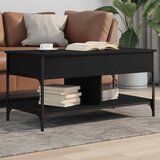 vidaXL Stolić za kavu crni 100 x 50 x 50 cm konstruirano drvo i metal Cijene