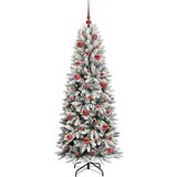  Umjetno božićno drvce Bijela 150 cm PVC, plastika, čelik i PE | shoptok.hr