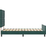  Krevet s opruga kutije Tamnozelena 90 x 200 cm Baršun | shoptok.hr