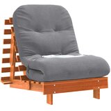  Futon na razvlačenje s madracem smeđi 70 x 206 x 11 cm borovina | Eponuda.com