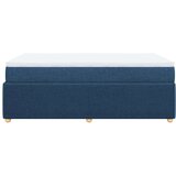 vidaXL Box spring postelja z vzmetnico modra 120x190 cm blago, (21309029) | Shoptok.si