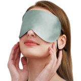 INF Maska za oči iz svile murve 22 Momme Green, (21685442) | Shoptok.si