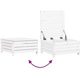  6-dijelni set vrtnih sofa bijeli od masivne borovine | shoptok.hr