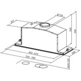 Faber EV8 X/BK A52 INCA LUX Aspirator, 52cm, Crno-sivi Cene