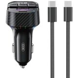 XO transmitter FM Bluetooth MP3 auto punjač 30W BLACK + kabl za telefon USB-C - USB-C | ePonuda.com