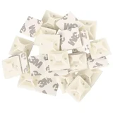 NOSAČ KABLOVA SAMOLEPLJIVI BELI 20X20 A2832