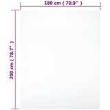  Plahte s gumicom od žerseja 2 kom bijele 180x200 cm pamučne | shoptok.hr