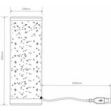  LED RGBW prigušiva stona lampa STELLA MINI LED/5W/5V + daljinski upravljač | Eponuda.com