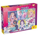 Lisciani Disney Princeske – Manga čarovnija 2 v 1, 250-delni puzzle in pobarvanka 50x35 cm – Lisciani | Shoptok.si
