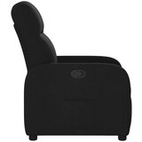 vidaXL Naslanjač iz črnega blaga | Shoptok.si