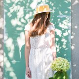 Art of Polo Wide Stripe Hat Ecru-Yellow | Shoptok.si