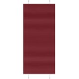  Plisirana zavjesa Bordo crvena 90x200 cm Širina tkanine 89,4 cm Poliester | shoptok.hr