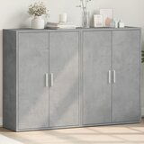 vidaXL Komoda 2 kom siva boja betona 60x31x84 cm konstruiranog drva Cijene