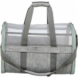 Trixie Prenosna torba Dillon 33×32×54 cm siva/mint | Shoptok.si