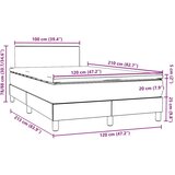  Box spring postelja z vzmetnico roza 120x210 cm žamet, (21791056) | Shoptok.si