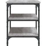  Klupa za cipele siva boja hrasta 70x38,5x49cm konstruirano drvo | Eponuda.com