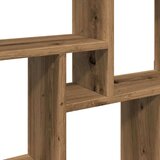 vidaXL Zidna kockasta polica Artisan hrast 78x15x93 cm izrađeno drvo | shoptok.hr