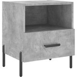 vidaXL Nočna omarica 2 kosa betonsko siva 40x35x47,5 cm inženirski les | Shoptok.si