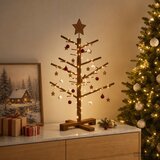  Drveno božićno drvce 75 cm Bambus i masivna borovina | shoptok.hr
