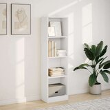 vidaXL Regal za knjige bijeli 40x24x143 cm konstruirano drvo | shoptok.hr