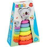  Senzorna piramida s edukativnim tornjem s koalom, šarena, 7 komada. | shoptok.hr