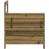 vidaXL Vrtni kavč 69x62x70,5 cm impregnirana trdna borovina | Shoptok.si