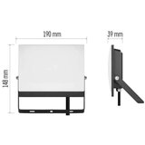  LED Reflektor TAMBO EVO LED/50W/230V 4000K IP65 crna | Eponuda.com