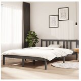  Za krevet od masivnog drva sivi 140 x 200 cm | shoptok.hr