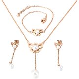  Set FA-15092 - Zlatna / Ružičasta KP15092 | Shoptok.si