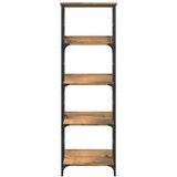 vidaXL Knjižna polica artisan hrast 50x33x153 cm inženirski les | Shoptok.si